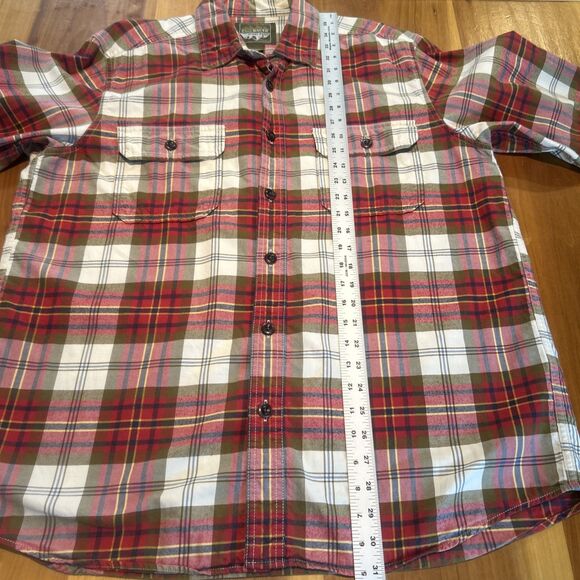 Eddie Bauer Sport Shop Flannel Shirt. Men’s Large. Plaid. Button Up. Long Sleeve - Picture 8 of 11
